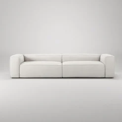 Decotique Grand 4-Personers Sofa Steam/Hvid