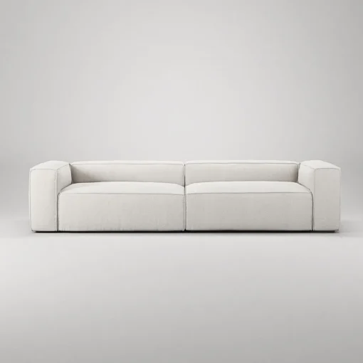 Decotique Grand 4-Personers Sofa Steam/Hvid