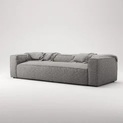Decotique Grand 3-Personers Sofa Grå Marmor