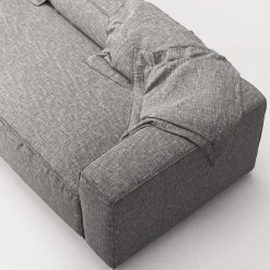 Decotique Grand 3-Personers Sofa Grå Marmor