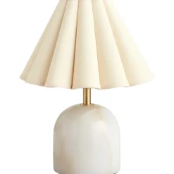 Decotique Lauren Petite Bordlampe Hvid/Beige