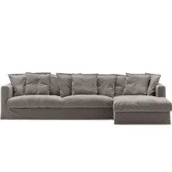 Decotique Le Grand Air 3-Personers Sofa Divan Højre Røget Granit