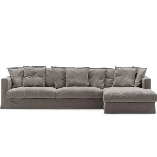 Decotique Le Grand Air 3-Personers Sofa Divan Højre Røget Granit