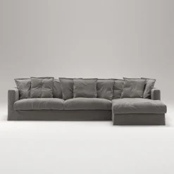 Decotique Le Grand Air 3-Personers Sofa Divan Højre Røget Granit