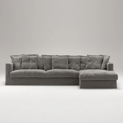 Decotique Le Grand Air 3-Personers Sofa Divan Højre Røget Granit
