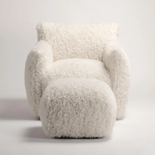 Decotique Le Petite Puf Arctic White