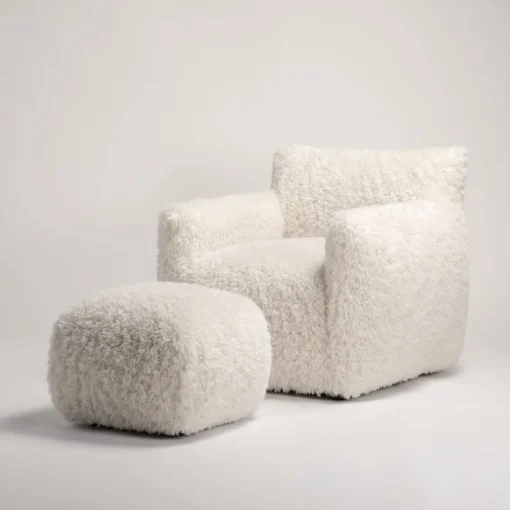 Decotique Le Petite Puf Arctic White