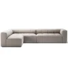 Decotique Mure 4-Personers Sofa Med Åben Ende Højre Sandshell/Beige