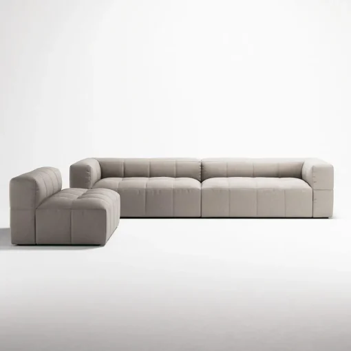 Decotique Mure 4-Personers Sofa Med Åben Ende Højre Sandshell/Beige