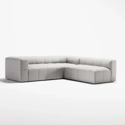Decotique Mure 3-Personers Sofa Med Åben Ende Højre Moonwhite