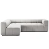 Decotique Mure 3-Personers Sofa Med Åben Ende Venstre Moonwhite