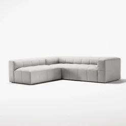Decotique Mure 3-Personers Sofa Med Åben Ende Venstre Moonwhite