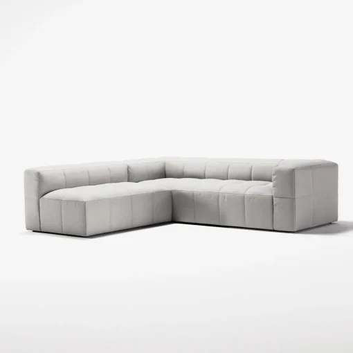 Decotique Mure 3-Personers Sofa Med Åben Ende Venstre Moonwhite