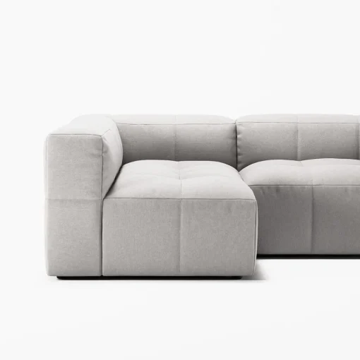 Decotique Mure 3-Personers Sofa Med Divan Venstre Moonwhite