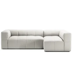 Decotique Mure 3-Personers Sofa Med Divan Højre Steam/Hvid