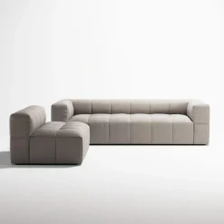 Decotique Mure 3-Personers Sofa Med Åben Ende Højre Sandshell/Beige