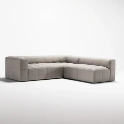 Decotique Mure 3-Personers Sofa Med Åben Ende Højre Sandshell/Beige