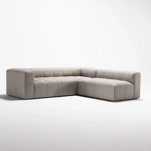Decotique Mure 3-Personers Sofa Med Åben Ende Højre Sandshell/Beige