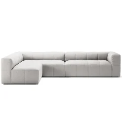 Decotique Mure 4-Personers Sofa Med Åben Ende Venstre Moonwhite