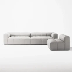 Decotique Mure 4-Personers Sofa Med Åben Ende Venstre Moonwhite