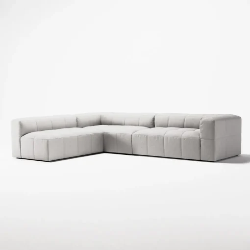 Decotique Mure 4-Personers Sofa Med Åben Ende Venstre Moonwhite