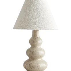 Decotique Pebble Bordlampe Naturlig/Hvid