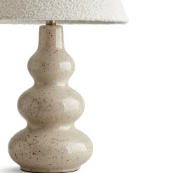 Decotique Pebble Bordlampe Naturlig/Hvid