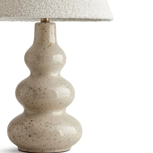 Decotique Pebble Bordlampe Naturlig/Hvid