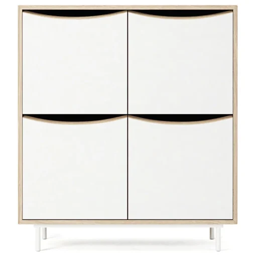 Decotique Sand Skab Hvid/Eg