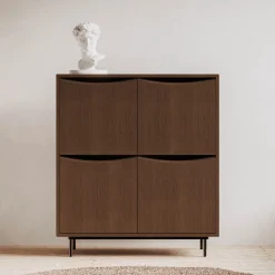 Decotique Sand Skab Hvid/Eg