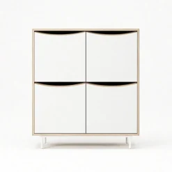 Decotique Sand Skab Hvid/Eg