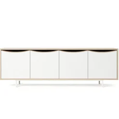 Decotique Sand TV Bánk Hvid/Eg