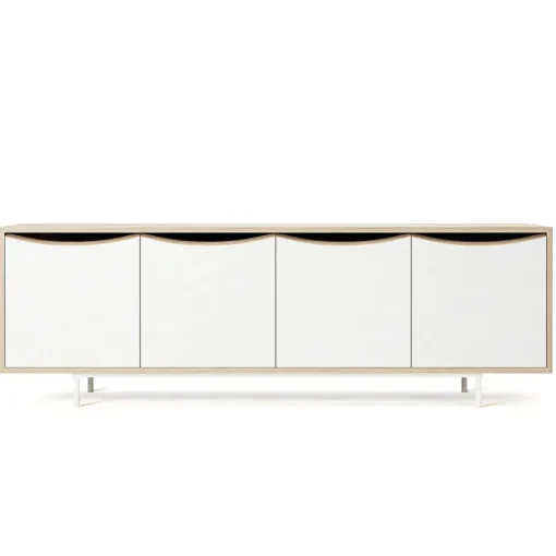 Decotique Sand TV Bánk Hvid/Eg