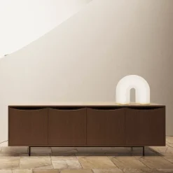 Decotique Sand TV Bánk Hvid/Eg
