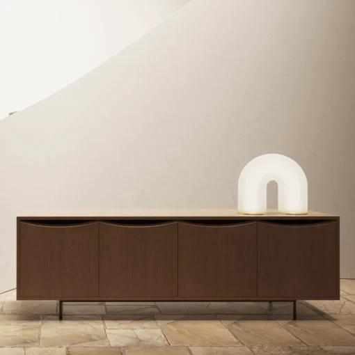 Decotique Sand TV Bánk Hvid/Eg