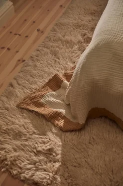 Decotique Shaggy Gulvtáppe 250x350 Mørk Beige