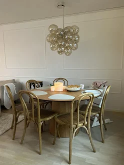 Decotique Social Spisebord 130 Natural/Eg