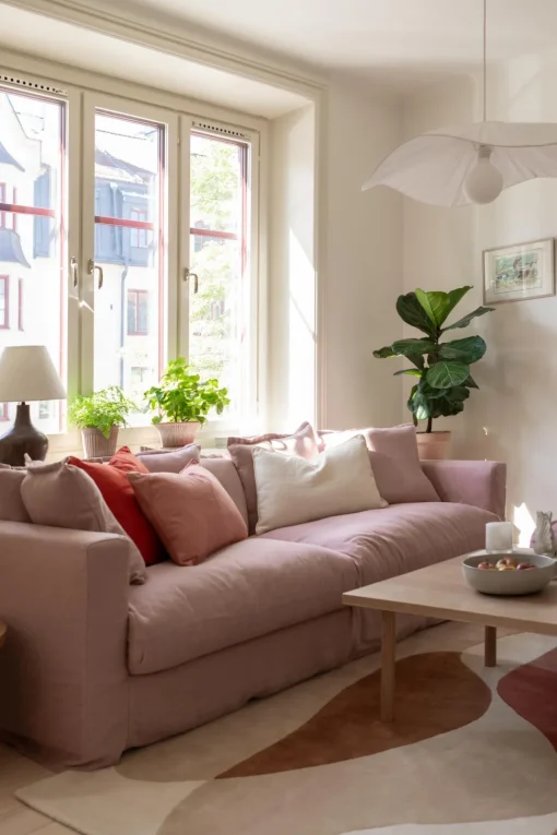 Decotique Tulip Gulvtáppe 250x350 Dusty Pink