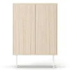 Decotique Vogue 64 Skab Hvidpigmenteret Eg/Hvid