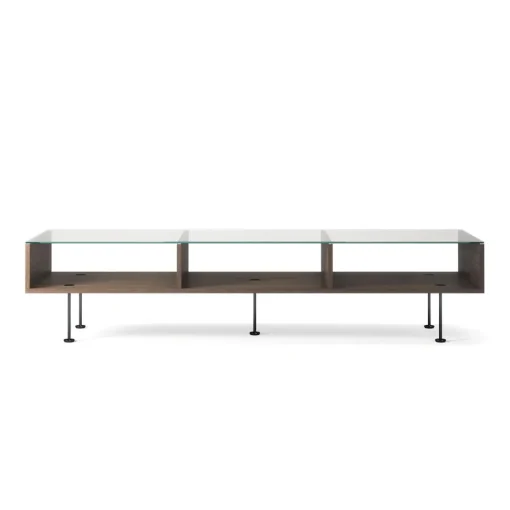 Decotique Vogue Sofabord 45x165 Mørk Eg/Sort