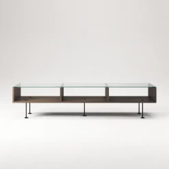 Decotique Vogue Sofabord 45x165 Mørk Eg/Sort