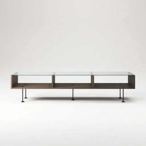 Decotique Vogue Sofabord 45x165 Mørk Eg/Sort