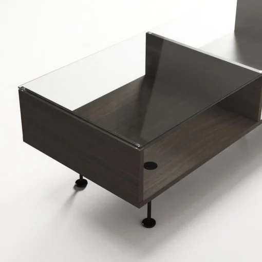 Decotique Vogue Sofabord 45x165 Mørk Eg/Sort