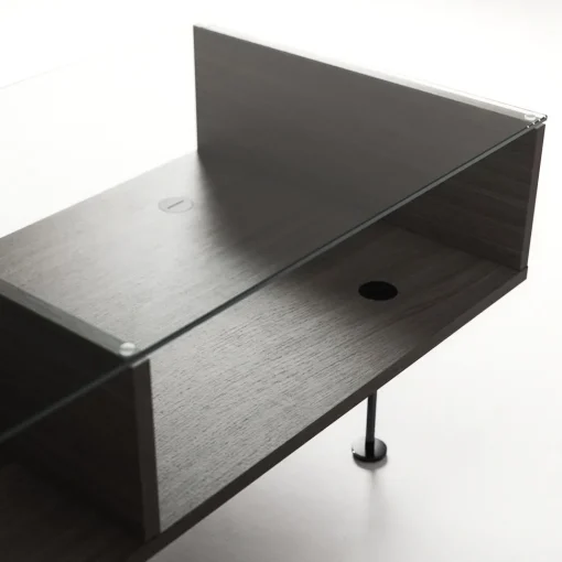 Decotique Vogue Sofabord 45x165 Mørk Eg/Sort