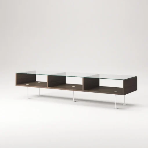 Decotique Vogue Sofabord 45x165 Mørk Eg/Hvidt