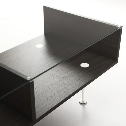 Decotique Vogue Sofabord 45x165 Mørk Eg/Hvidt