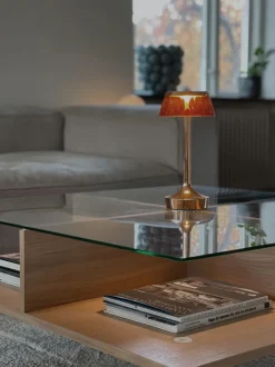 Decotique Vogue Sofabord 70x70 Mørk Eg/Hvidt