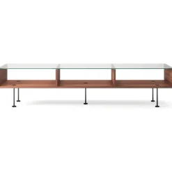 Decotique Vogue Sofabord 45x165 Valnød/Sort