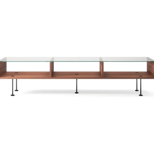 Decotique Vogue Sofabord 45x165 Valnød/Sort