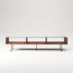 Decotique Vogue Sofabord 45x165 Valnød/Sort